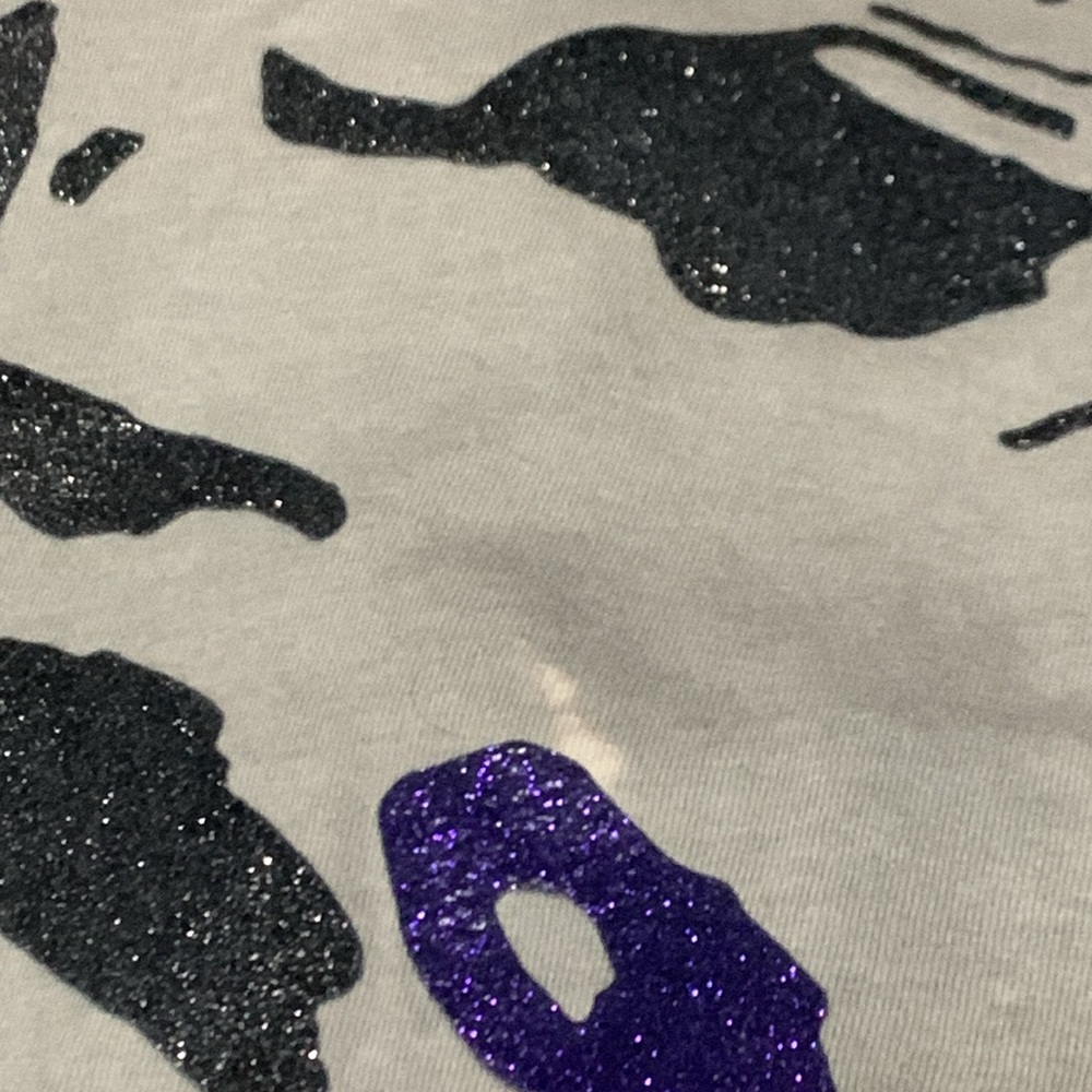 Hanes Comfort Cheetah Abstract T-shirt Large L - Picture 5 of 5